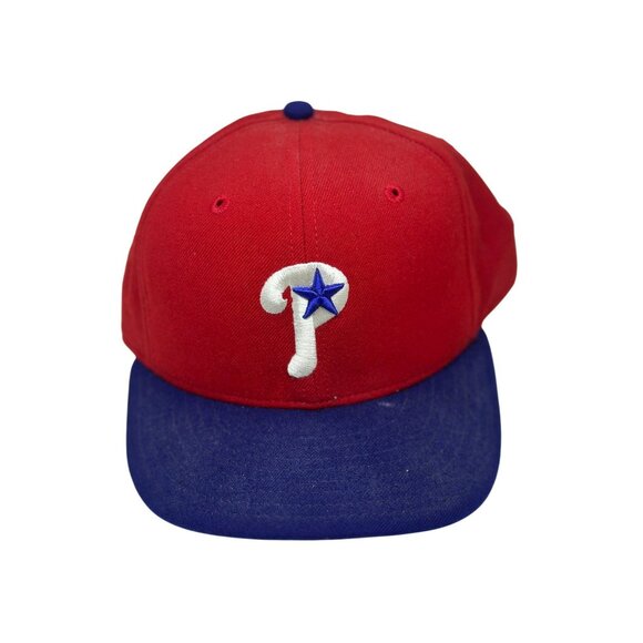 VTG New Era 5950 Philadelphia Phillies Fitted Hat 7 1/2, Wool Diamond Collection - Picture 1 of 5